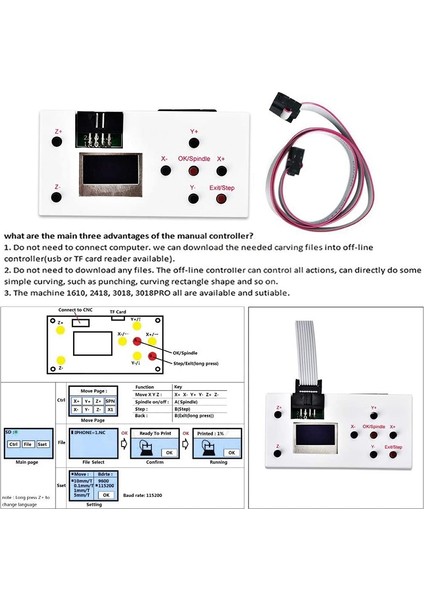 Grbl 2 Eksen Kontrolü D USB Bağlantı Noktası Cnc Gravür Makinesi Kontrolü D +2418,3018,3018PRO Gravür Makinesi Için +Çevrimdışı indirimleri