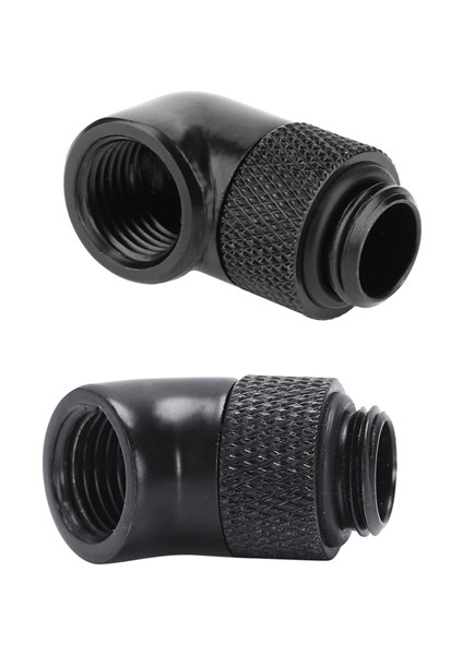 G1/4 Dişli Döner Bağlantı Su Soğutma Konnektörü 90 Derece ve G1/4 Vida Dişi 45 Derece Dirsek Döner Pirinç Adaptör fiyatları