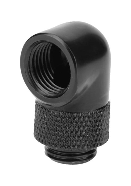 G1/4 Dişli Döner Bağlantı Su Soğutma Konnektörü 90 Derece ve G1/4 Vida Dişi 45 Derece Dirsek Döner Pirinç Adaptör fırsatları