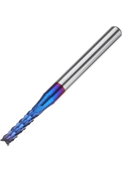 Drillpro 10 Adet 0.8-3.175MM Mavi Naco Kaplamalı Uçlar Cnc T Için Karbür Gravür Frezesi fırsatları