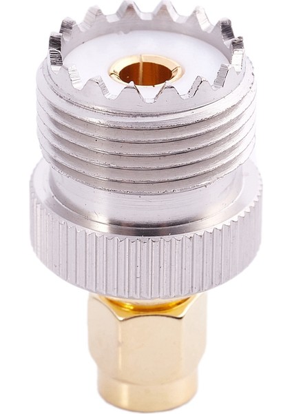 2x Sma Erkek - Uhf Dişi SO239 SO-239 Jumper Fiş Rf Adaptörü PL-259 Aurum ve 2 Adet Sma Erkek - Bnc Dişi Rf Adaptörü