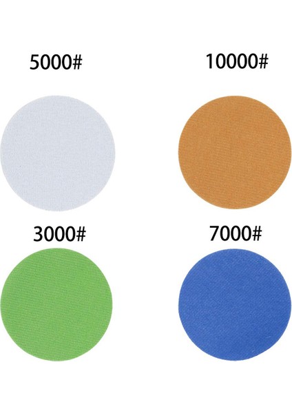 20 Adet 5 Inç Zımpara Islak Kuru Su Zımpara Tahtası 3000/5000/7000/10000 Ahşap Mobilya Bitirme, Zımpara ve Ayna Takı Için Çakıl Taşlama Kum Mat Disk Araba Parlatma(Yurt Dışından)