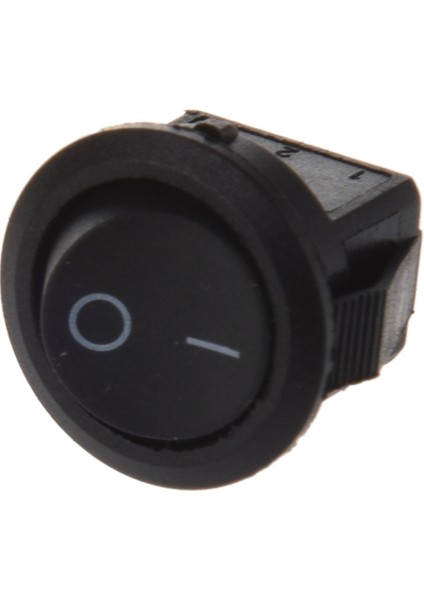 10 Adet Ac 3A/250V 6A/125V On-Off I/o Spst 2 Pinli Basmalı Anahtar ve 5 Adet Spdt Kırmızı Yuvarlak Anlık Buton Anahtarı(Yurt Dışından) fırsatları