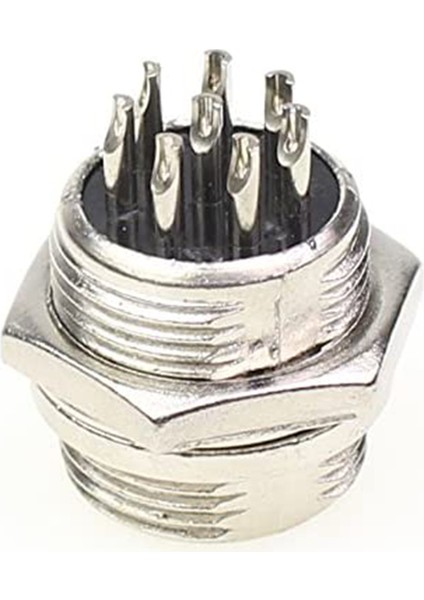 Havacılık Fiş Konnektörü 10 Çift Erkek ve Dişi Panel Metal Tel Konnektör 16MM Soket (8 Pinli 10 Paket) fiyatları