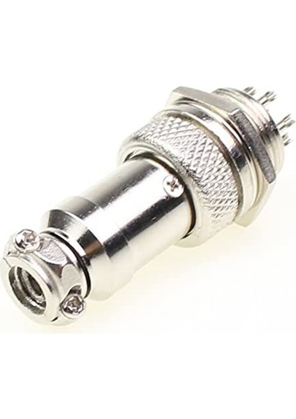 Havacılık Fiş Konnektörü 10 Çift Erkek ve Dişi Panel Metal Tel Konnektör 16MM Soket (8 Pinli 10 Paket) modelleri