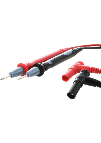 100 Adet Naylon Kapalı Uç Kapağı Yalıtımlı Konnektörler Tel Sıkma Terminali 16-14 Awg ve 1 Çift 1000V 20A Multimetre Test Kurşun Probu Değiştirme 1m 3.3ft Uzun