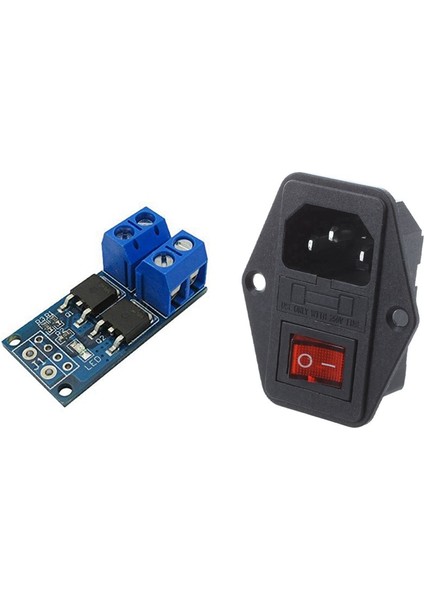 2 Adet Anahtar Aksesuarları: 1 Adet Ac 250V 15A 3 Adet C14SOKET W Basmalı Anahtar ve 1 Adet Kontrol Kartı Modülü