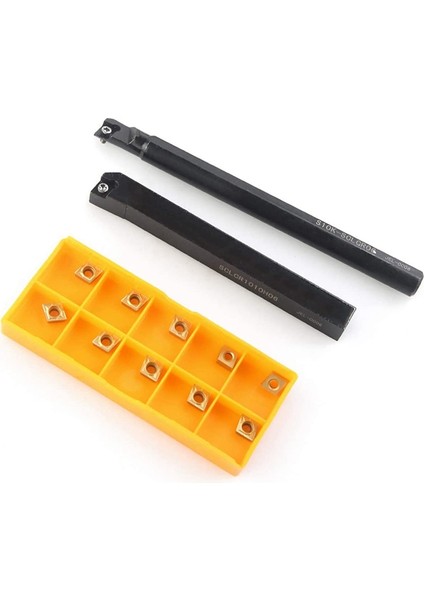 Sclcr 1010H06 S10K-SCLCR06 10 Adet Ccmt ile Torna Takım Tutucu 21.51 Metal Torna Araçları Için Endekslenebilir Karbür Uçlar