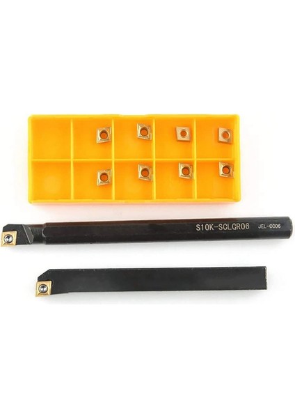 Sclcr 1010H06 S10K-SCLCR06 10 Adet Ccmt ile Torna Takım Tutucu 21.51 Metal Torna Araçları Için Endekslenebilir Karbür Uçlar