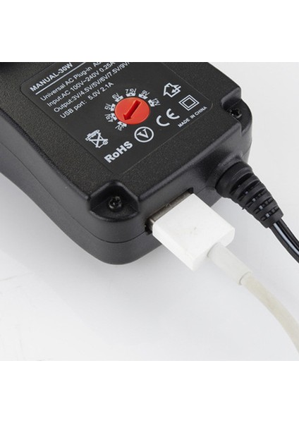 3V 12V 2A 2 5A Ac Dc Adaptör Ayarlanabilirled Ampul LED Şerit Ab Fişi Için Evrensel Adaptör Şarj Cihazı Tedarik modelleri