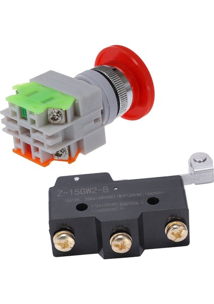 600V 10A Kapatma Anahtarı Acil Durdurma Anahtarı Mikro Anahtarlı Basma Düğmesi Z-15GW2-B fiyatları