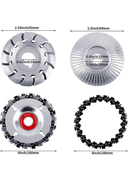 4 Adet Açı Öğütücü Ahşap Taşlama 12 Diş Ahşap Parlatma Şekillendirme Diski Ahşap Taşlama Ahşap Kesme Için(Yurt Dışından) fırsatları