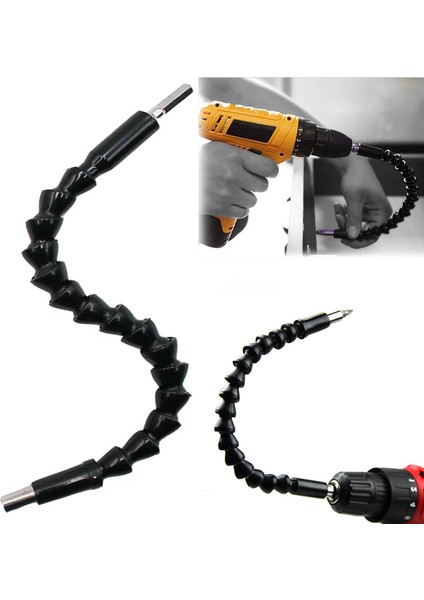 Adet Evrensel Elektrikli Matkap Tornavida Ucu Çok Fonksiyonlu Yılan Esnek Hortum Kardan Mili Bağlantısı Yumuşak Uzatma Çubuğu Profesyonel Güvenlik Tasarımı(Yurt Dışından)