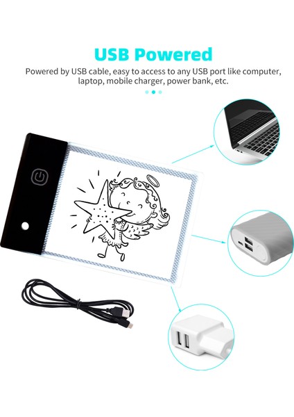 Top Geek Mini LED Işıklı Dijital Grafik Çizim Pedi  (Yurt Dışından)