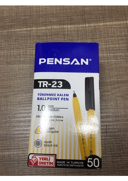Tr-23 Tükenmez Kalem Üçgen Siyah 50'Lİ fiyatları