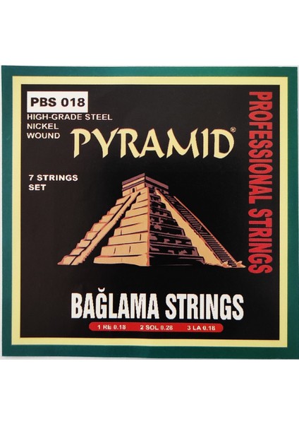 PBS18 018 Kısa Sap Için Saz Teli - Orjinal Alman Pyramid