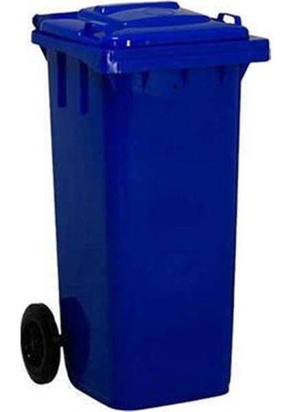 Nemkar Çöp Konteyneri Tekerlekli 120 L - Mavi