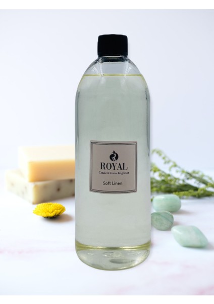 Soft Linen Çubuklu Oda Kokusu (Reed Diffuzer) Yedek Dolum Şişesi 500 ml