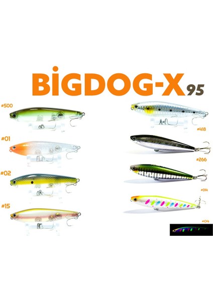 Fujın Big Dog-X BDX-95SW Su Üstü Maket Balık