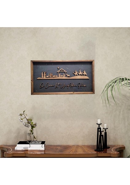 Nativity Sahnesi Duvar Sanatı Noel Dekorasyonu Için Dekoratif Duvar Boyama B (Yurt Dışından) fırsatları