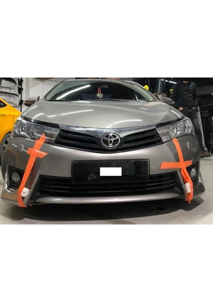 Toyota Corolla Twin Ön Tampon Flap Ön Flap 2013 - 2016 P. Black , Abs Plastik fiyatları