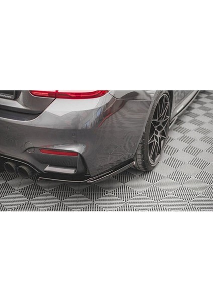 Bmw F36 M4 Arka Tampon Flap Seti Piona Black , Abs Plastik