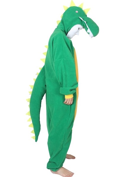Yetişkin Kigurumi Dinazor Kostümü