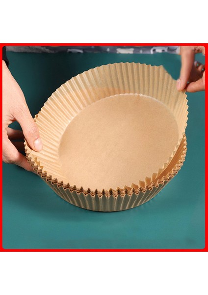 50 Adet Yuvarlak Parşömen Kağıdı Izgara Su Geçirmez Izgara Pişirme Fırın Kahverengi Izgara (Yurt Dışından) modelleri