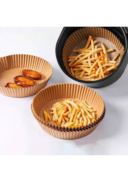 50 Adet Yuvarlak Parşömen Kağıdı Izgara Su Geçirmez Izgara Pişirme Fırın Kahverengi Izgara (Yurt Dışından) indirimleri