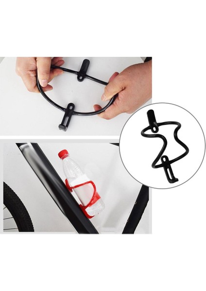 Taşınabilir Bisiklet Su Şişesi Kafesleri Içecek Kupası Tutucu Raf Sürme Aksesuarları Beyaz (Yurt Dışından) fiyatları