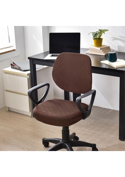 Office Sandalyesi İçin Çıkarması Temizlenmesi Kolay Kılıf - Bej (Yurt Dışından) indirimleri