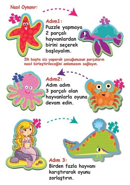 Dıytoy, Baby Puzzle-Benim Ilk Puzzle Deniz Canlıları modelleri