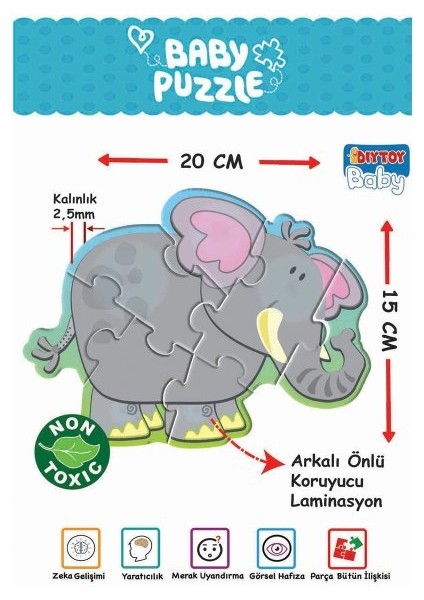Dıytoy, Baby Puzzle-Benim Ilk Hayvanlar modelleri