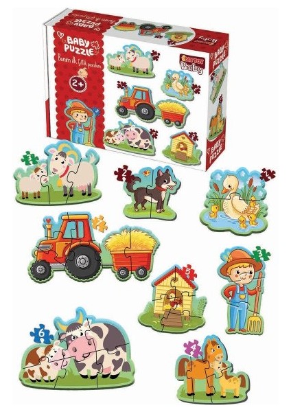 Dıytoy, Baby Puzzle- Ilk Çiftlik Puzzle