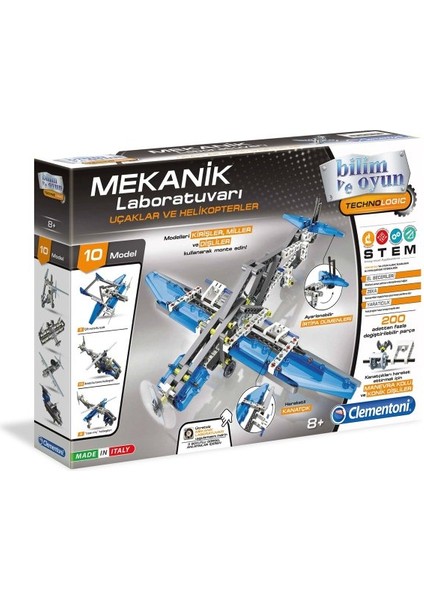 Mekanik Laboratuvarı - Uçaklar ve Helikopterler / +8 Yaş