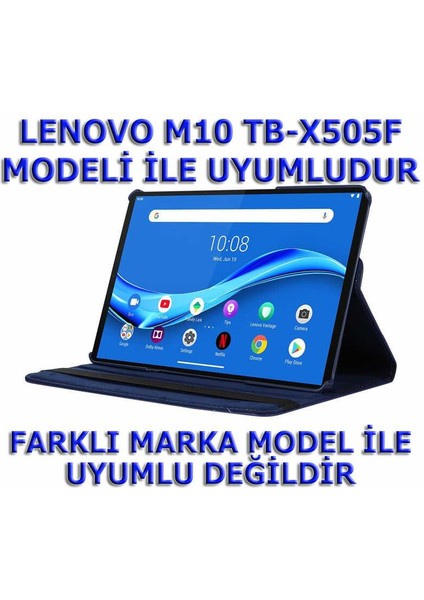 Lenovo M10 TB-X505F 360 Dönebilen Standlı Kapaklı Kılıf fiyatları