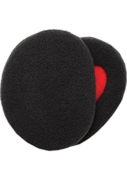 Bantsız Kulak Muffs Sıcak Polar Unisex Yetişkin Soğuk Hava Kış Kulak Isıtıcı Siyah (Yurt Dışından)