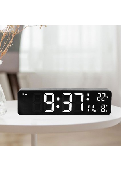 Büyük Dijital Çalar Saat Pil Powered USB Şarj LED Ertele Kapalı Yeşil Işık Için (Yurt Dışından) indirimleri