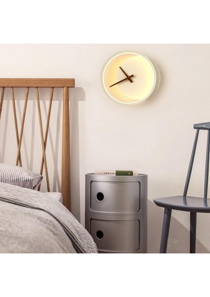 Minimalist Saat Duvar Işık Restoran Ev Dekorasyon Için Oldukça Saat Beyaz Saat (Yurt Dışından) fırsatları