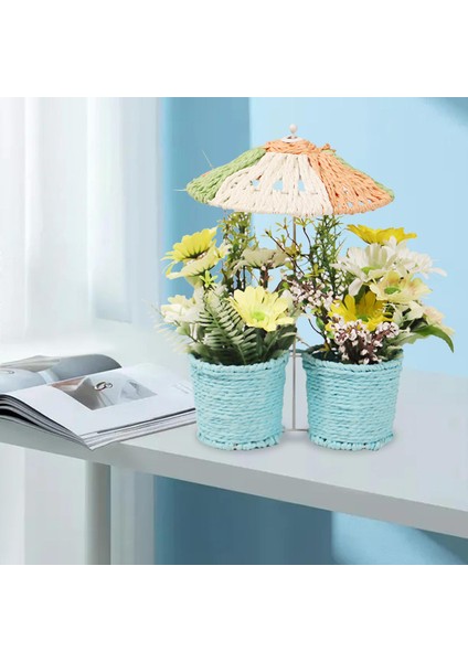 Yapay Çiçek Süsleme Gerçekçi Heykelcik Yard Bahçesi Dekoratif Sarı Için (Yurt Dışından)