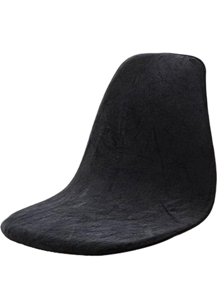 Kolsuz Sandalye Kapak Kutlamaları Düğün Yıkanabilir Jakarlı Slipcover Koyu Gri