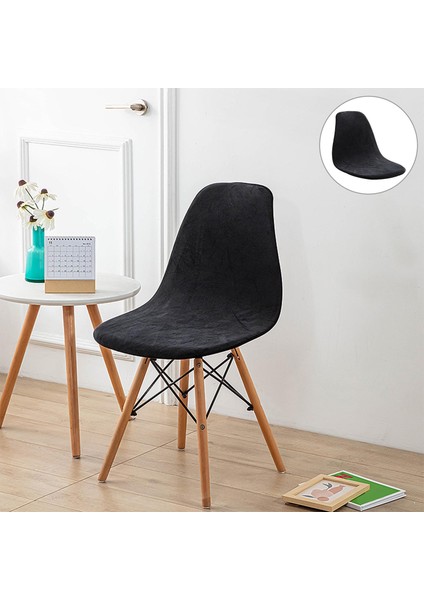 Kolsuz Sandalye Kapak Kutlamaları Düğün Yıkanabilir Jakarlı Slipcover Koyu Gri fiyatları