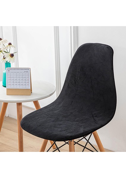 Kolsuz Sandalye Kapak Kutlamaları Düğün Yıkanabilir Jakarlı Slipcover Koyu Gri modelleri