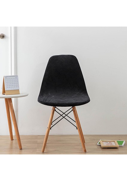 Kolsuz Sandalye Kapak Kutlamaları Düğün Yıkanabilir Jakarlı Slipcover Koyu Gri fırsatları