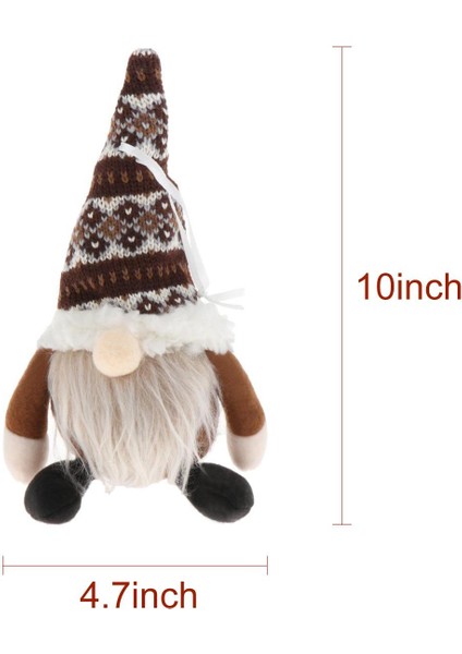 El Yapımı Santa Gnome Peluş Oyuncak Noel Ağacı Topper Dekor Gray Asma (Yurt Dışından) fiyatları