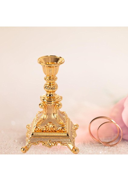 Modern Mumluk Yapay Çiçek Vazo Mum Düğün Süsleme Altın Beyaz (Yurt Dışından) indirimleri