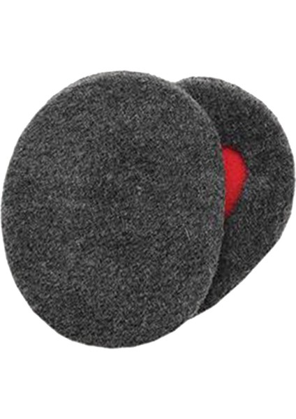 1 Pair Kulak Isıtıcı Kadın Erkek Earmuffs Açık Taşınabilir Yumuşak Bantsız Kulak Muffs Kırmızı