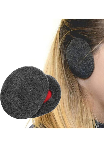 1 Pair Kulak Isıtıcı Kadın Erkek Earmuffs Açık Taşınabilir Yumuşak Bantsız Kulak Muffs Kırmızı fiyatları