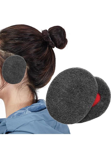 1 Pair Kulak Isıtıcı Kadın Erkek Earmuffs Açık Taşınabilir Yumuşak Bantsız Kulak Muffs Kırmızı indirimleri