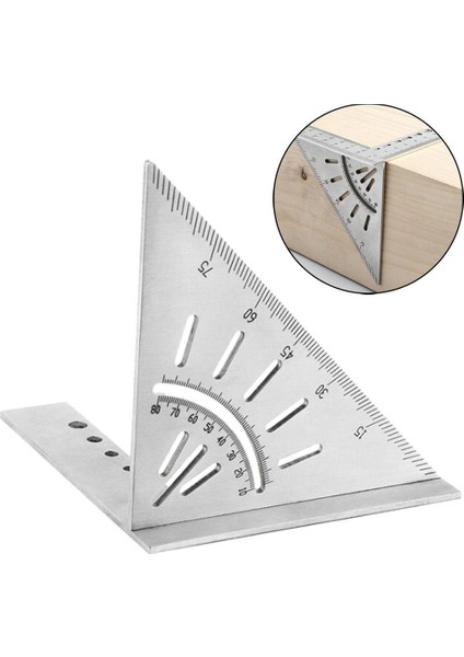 B Baosity Çok Fonksiyonlu Eyer Düzeni Kare Ölçer Ağaç Işleme Scriber T Cetvel (Yurt Dışından)